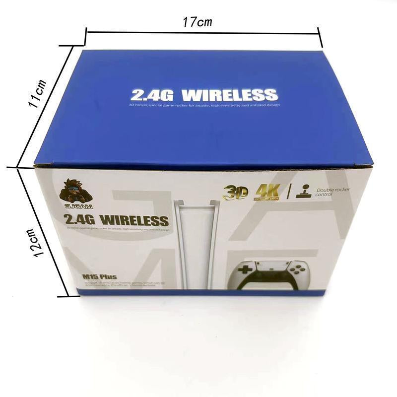 Mass Games Retro Game Console with 20000+ Built-In Games 19 Emulators 2 Wireless Controllers 4K Output & 64GB SD Card Perfect for Kids & Adults - Portable Gaming System Tiktokshopholidayhaul
