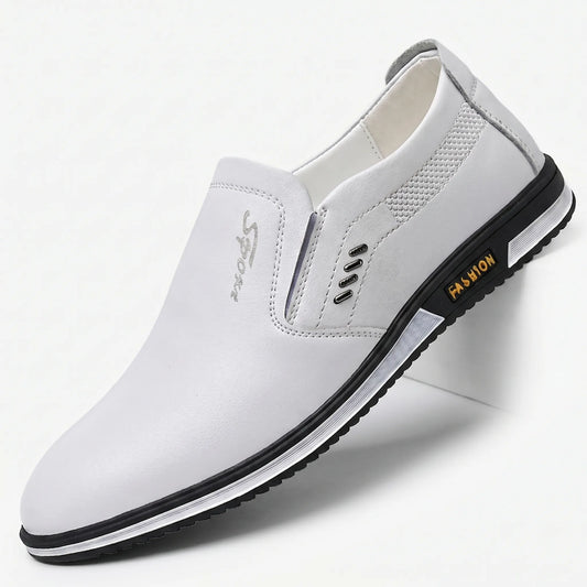 Solvex - Slip-On Loafer with Breathable Side Panel Everyday Smart Casual