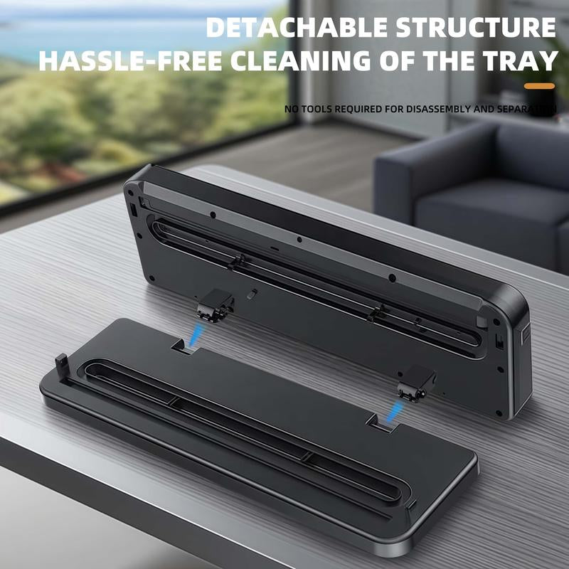 Automatic Household Vacuum Sealer with 10 Vacuum Seal Bags, Food Packaging Machine, Mini Preservation Sealer, Plastic Sealer, Vacuum Compression Machine