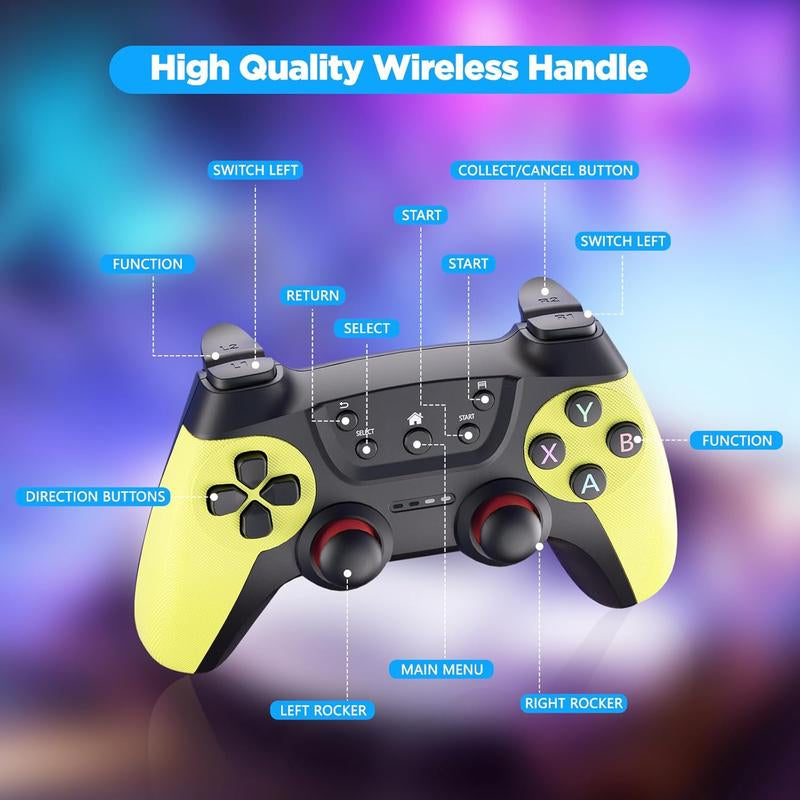 Retro Game Stick, Retro Game Console, Nostalg Game, Plug and Play Video Game Stick, Retro Play Stick 9 Emulators, 4K HDMI Output, Premium Dual Competitive Level Dual Controllers