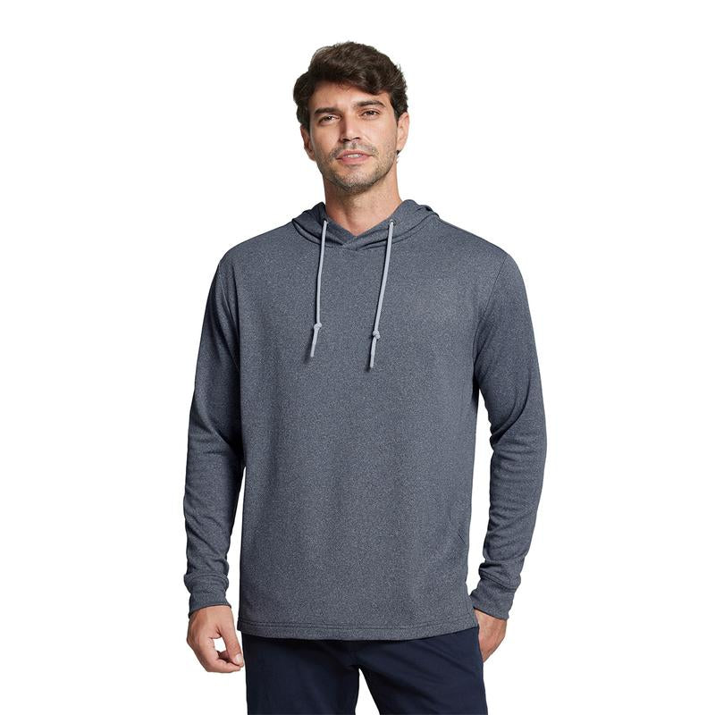 DTWOOO Hoodies for Men Golf Hooded Sweatshirts Dry Fit Athletic Lightweight Casual Midlayer Mens Hoodies Pullover
