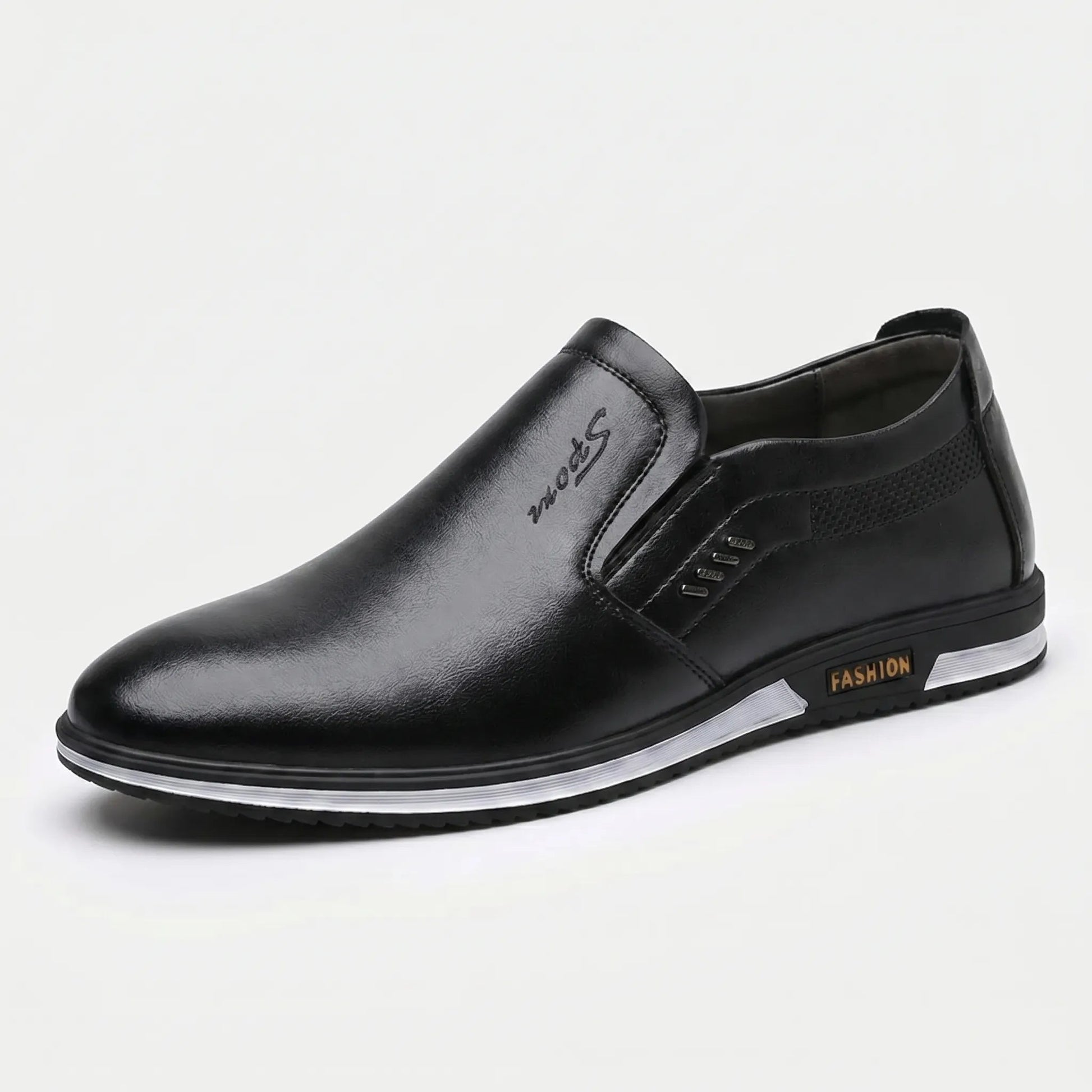 Solvex - Slip-On Loafer with Breathable Side Panel Everyday Smart Casual