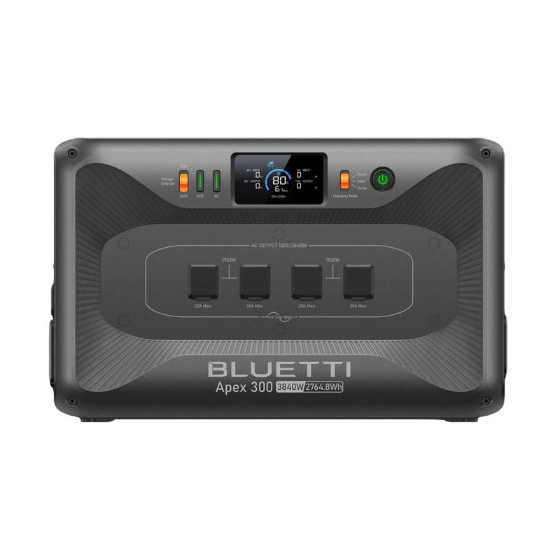 BLUETTI Apex 300 Portable Power Station, 2764.8Wh Lifepo4 Battery, 3840W Max AC Output, Expandable for Home Backup, RV & Off-Grid