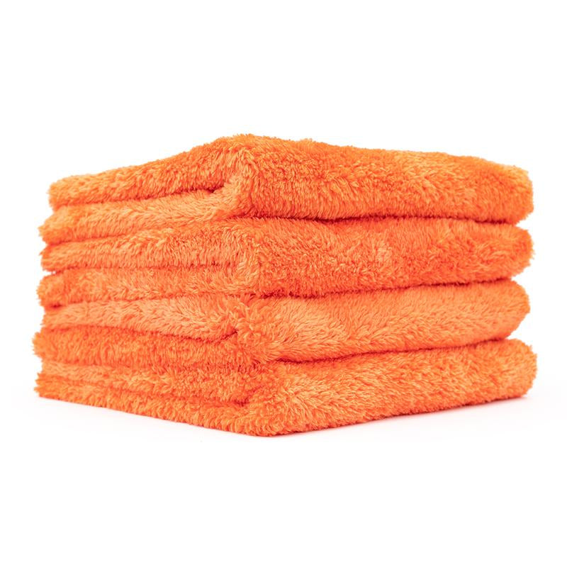 The Rag Company Eagle Edgeless 500 4-Pack Professional Korean 70/30 Blend Super Plush Microfiber Detailing Towels 500GSM Car Cleaning Supplies