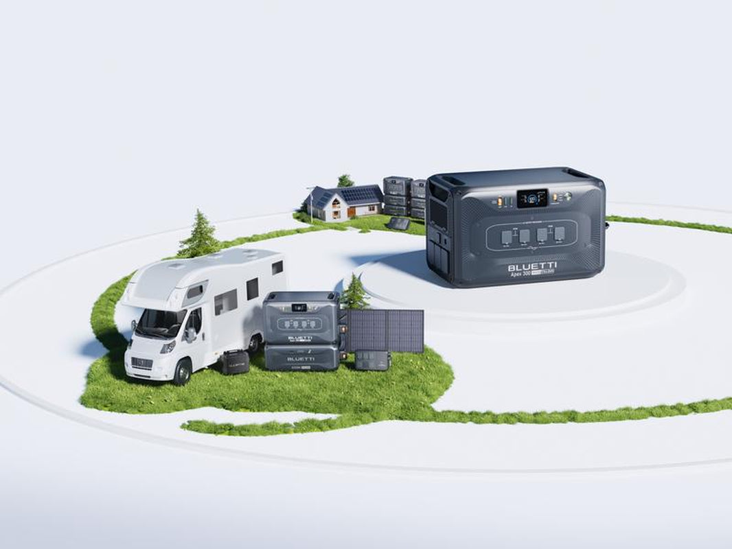 BLUETTI Apex 300 Portable Power Station, 2764.8Wh Lifepo4 Battery, 3840W Max AC Output, Expandable for Home Backup, RV & Off-Grid