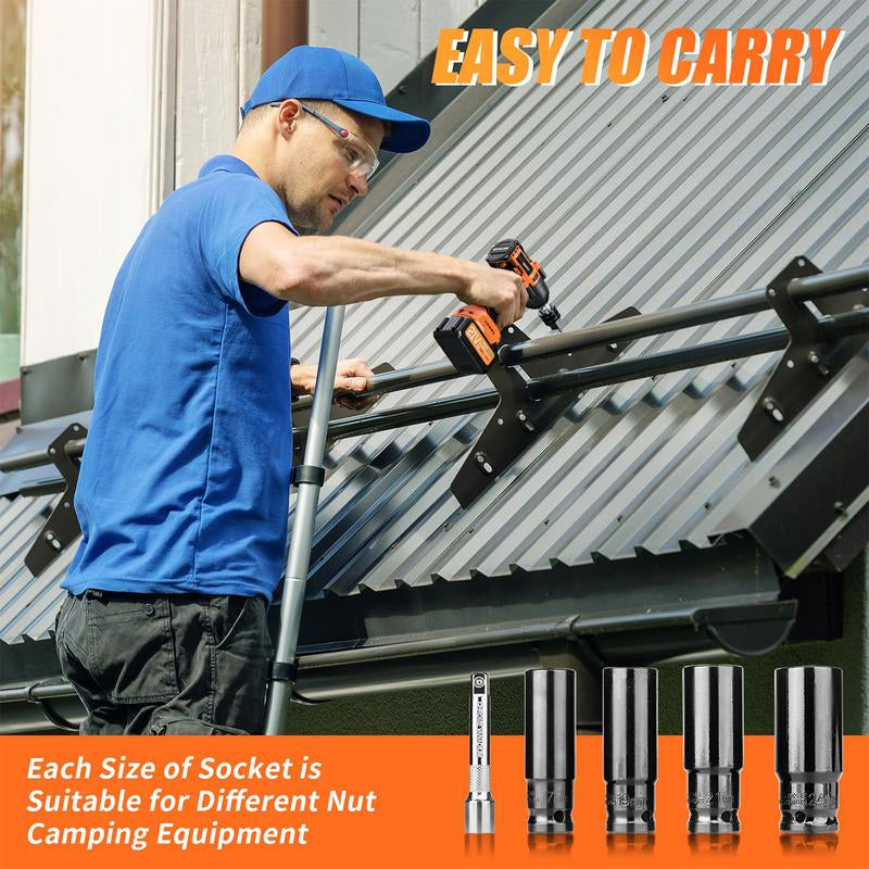 Cordless Impact Wrench, 1200N.M 1/2" Brushless Impact Gun, 21V High Torque Power Impact Driver, for Family Car/Pickup Truck/Mower M Torque Compact Cordless Impact Driver Half Inch Drive Complete Kit Brushless Impact Gun Air Wrench M Power Impact Gun