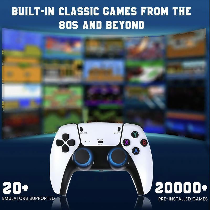 2025 New M15 Retro Game Stick,Wireless HDMI Output, Plug and Play, Support Including 23 Emulators& 2.4G Gaming Console ,Outdoorfun Cable Controller Grips， Ps5 Accessories， Verizon Remote Controller