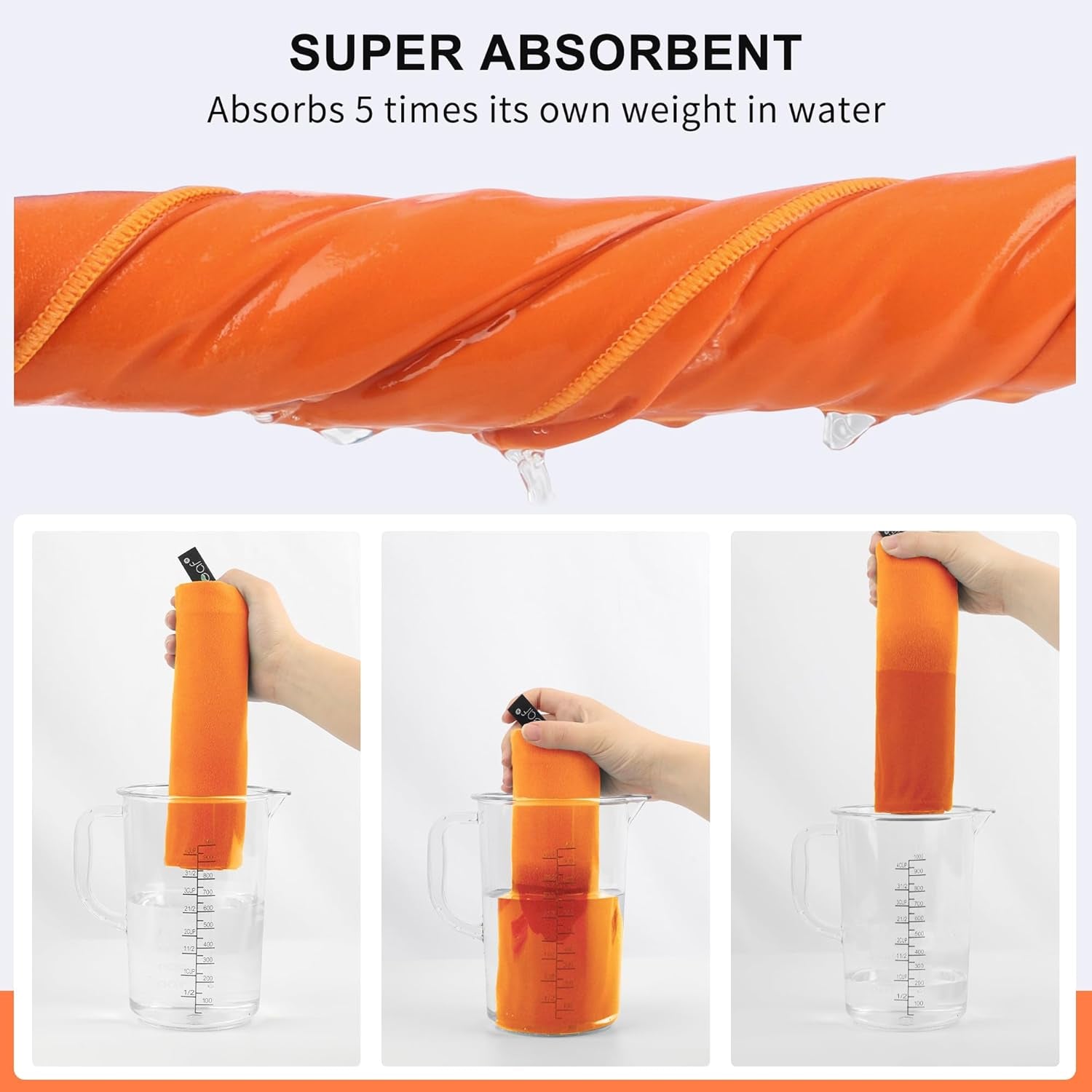 Microfiber Towel Perfect Travel & Gym & Camping Towel. Quick Dry - Super Absorbent - Ultra Compact - Lightweight. Suitable for Trip, Beach, Shower, Backpacking, Pool