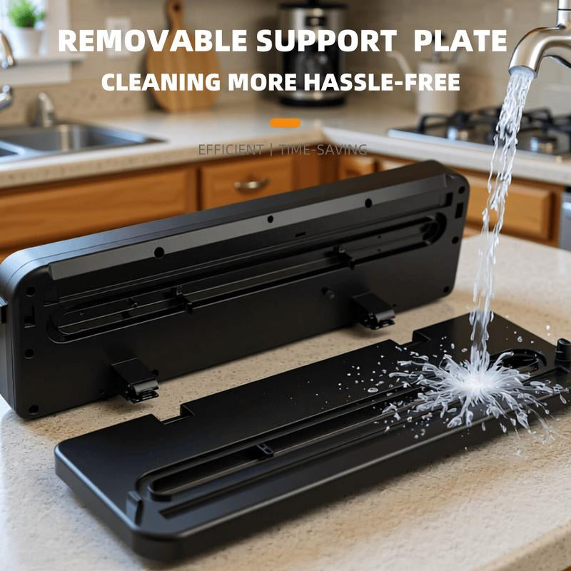 Automatic Household Vacuum Sealer with 10 Vacuum Seal Bags, Food Packaging Machine, Mini Preservation Sealer, Plastic Sealer, Vacuum Compression Machine