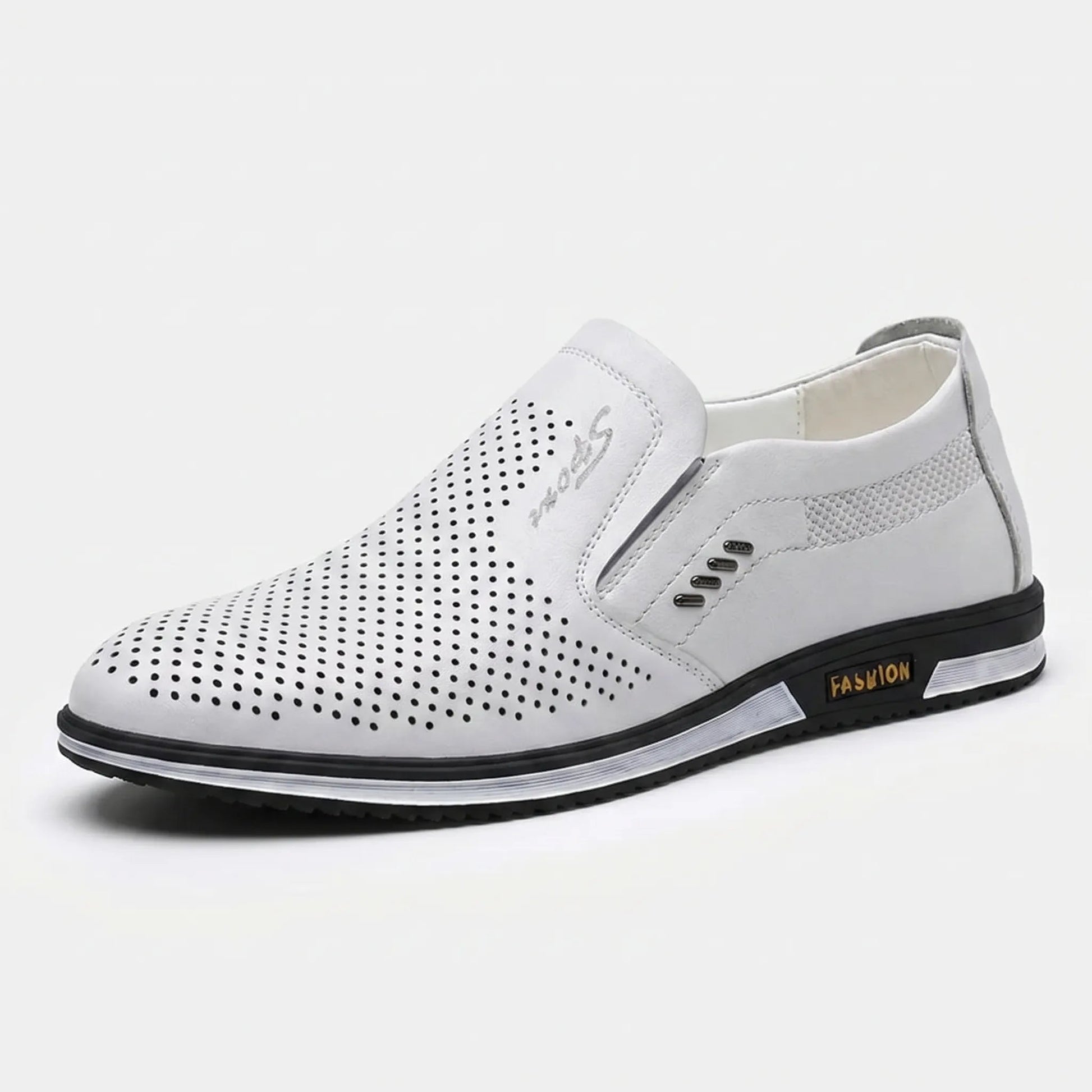 Solvex - Slip-On Loafer with Breathable Side Panel Everyday Smart Casual