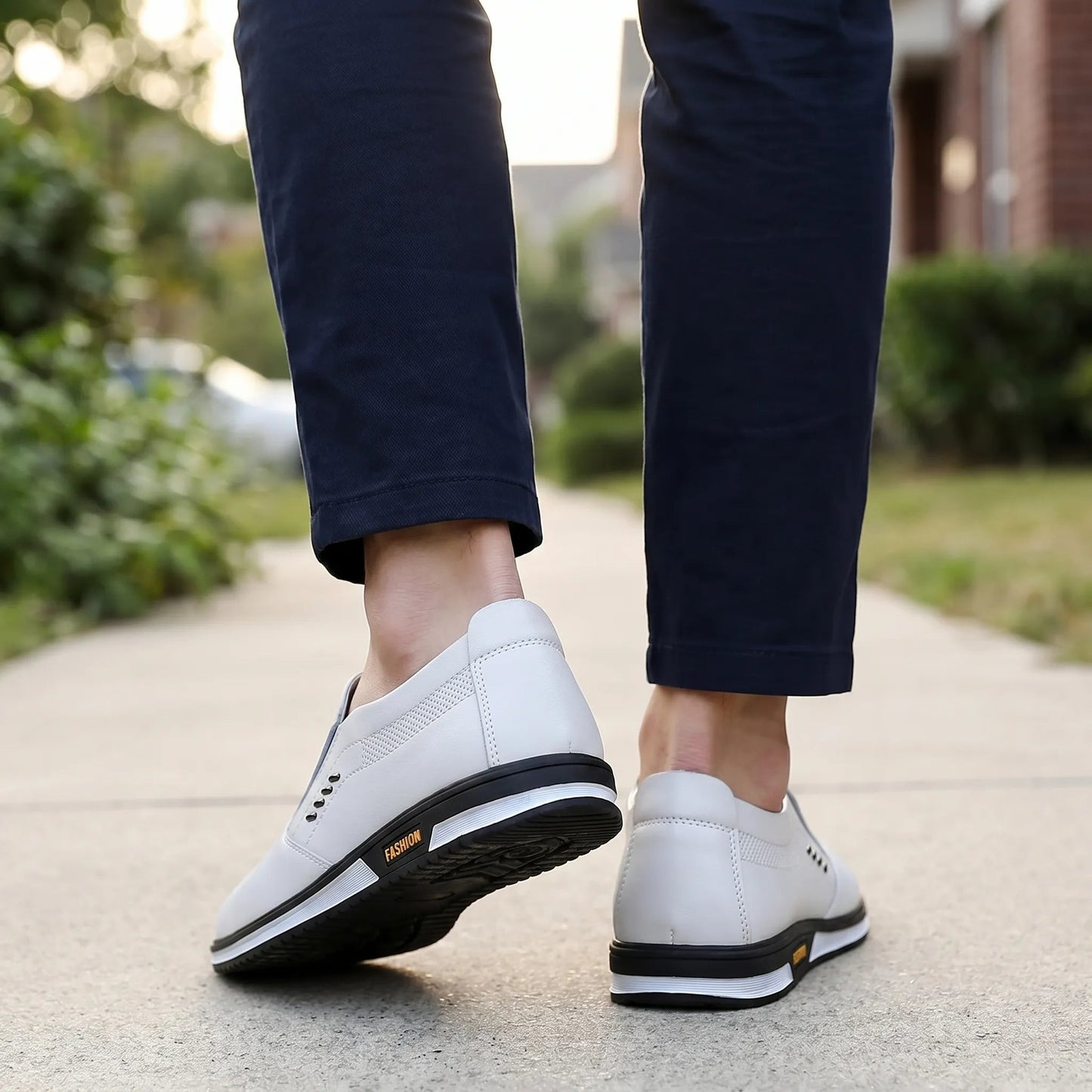 Solvex - Slip-On Loafer with Breathable Side Panel Everyday Smart Casual