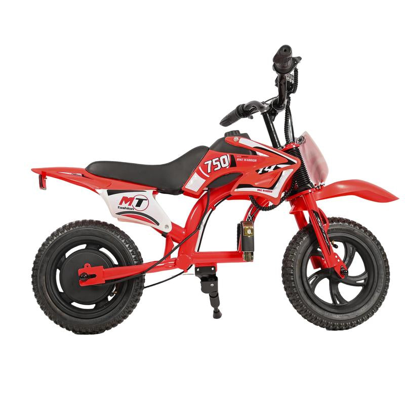 Kids Electric Motorcycle with Dual Disc Brakes – 10 Mph, 12-Inch Tires, 7.6 Mile Range, 200W Brushless Motor, Aluminum Alloy + Steel + ABS, for Ages 3+