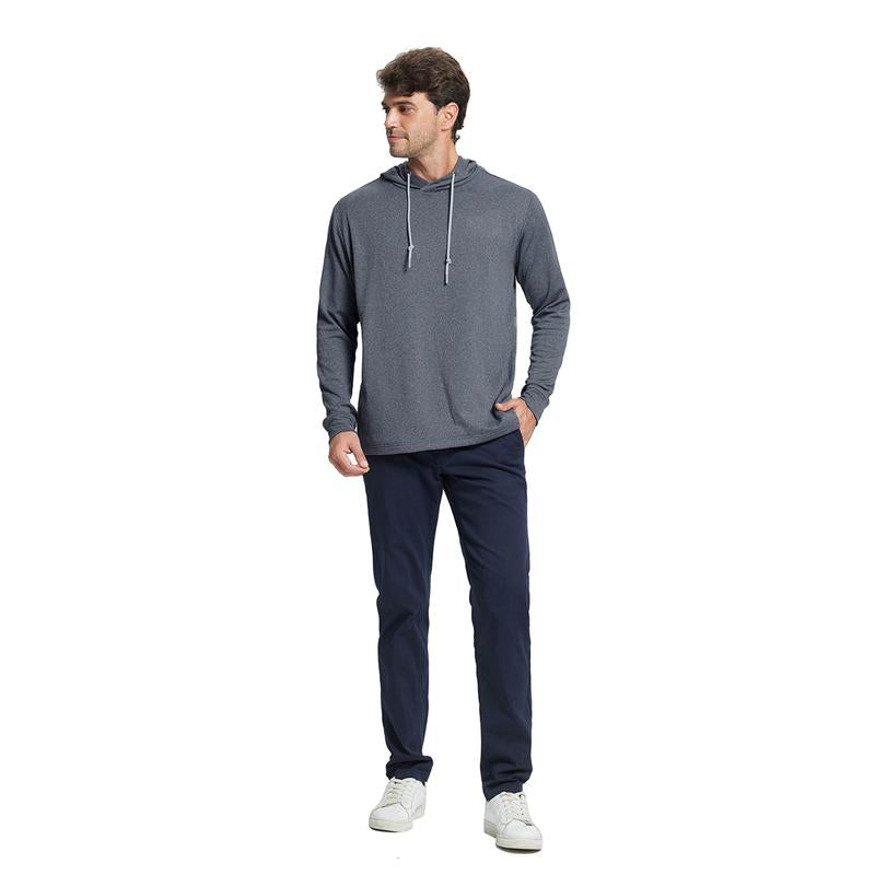 DTWOOO Hoodies for Men Golf Hooded Sweatshirts Dry Fit Athletic Lightweight Casual Midlayer Mens Hoodies Pullover
