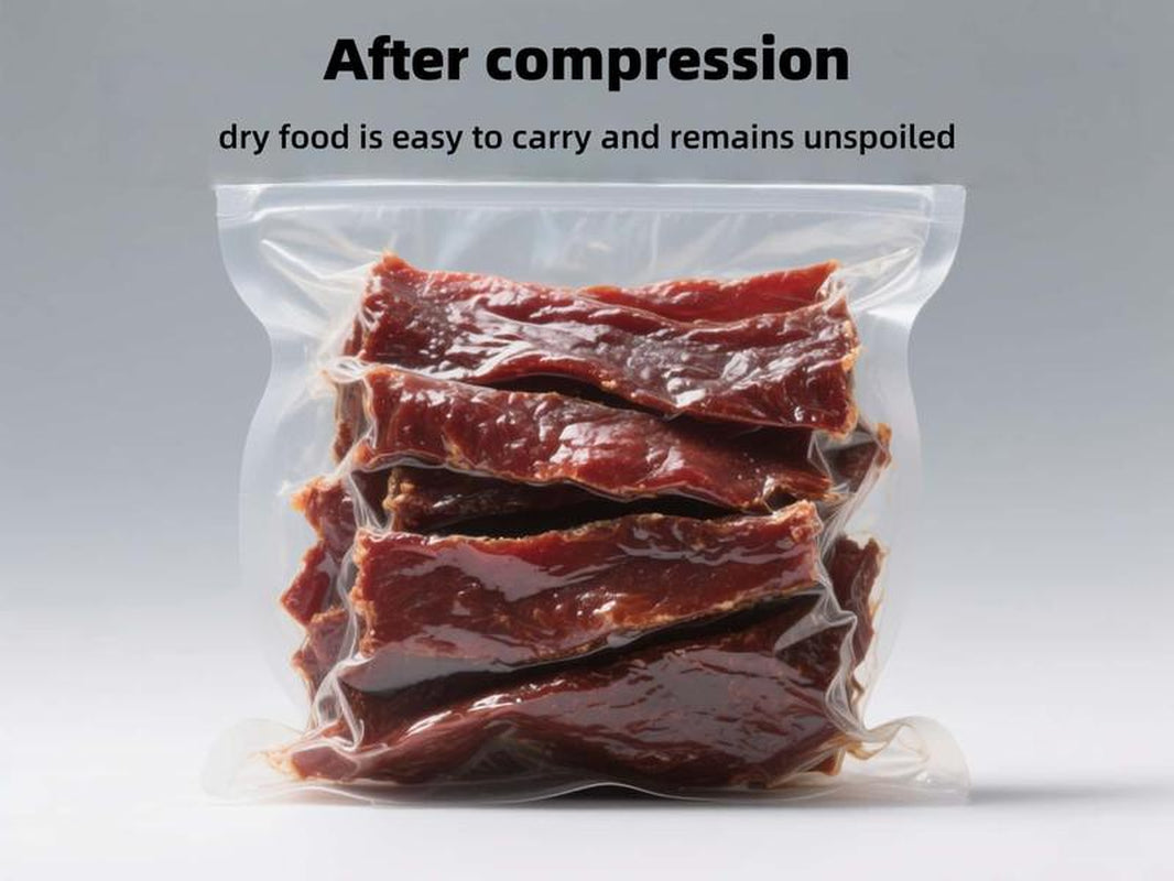 Automatic Household Vacuum Sealer with 10 Vacuum Seal Bags, Food Packaging Machine, Mini Preservation Sealer, Plastic Sealer, Vacuum Compression Machine