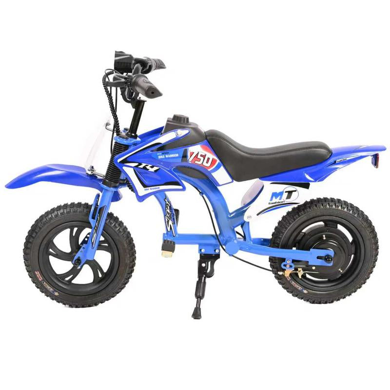 Kids Electric Motorcycle with Dual Disc Brakes – 10 Mph, 12-Inch Tires, 7.6 Mile Range, 200W Brushless Motor, Aluminum Alloy + Steel + ABS, for Ages 3+
