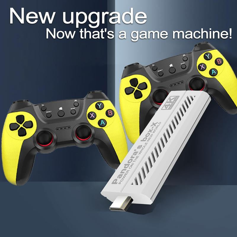 Retro Game Stick, Retro Game Console, Nostalg Game, Plug and Play Video Game Stick, Retro Play Stick 9 Emulators, 4K HDMI Output, Premium Dual Competitive Level Dual Controllers